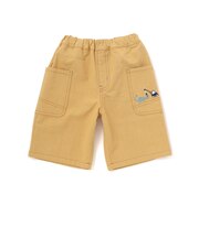 サイドポケット刺しゅう5.5分丈ショートパンツ