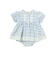 【お揃い】リボン付きマドラスチェックカバーオールベビー(70~80cm)