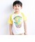 はらぺこ恐竜ラグラン半袖Tシャツ(80~130cm)