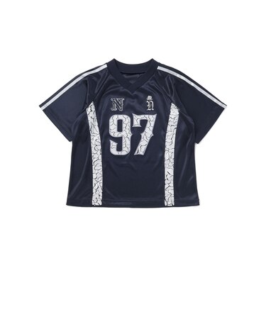 レースロゴパッチサテンユニフォーム半袖Tシャツ(110~150cm)