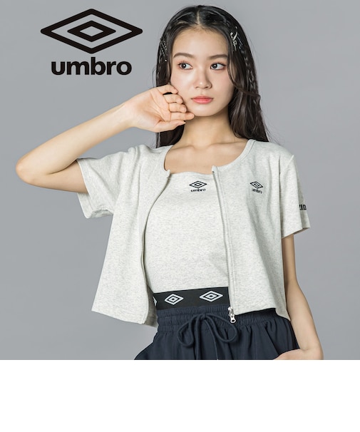 【UMBRO】ダブルジップトップス＆キャミソールセット(130~160cm)