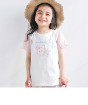 アイスxケーキスパンコールパフ半袖Tシャツ(80~130cm)