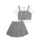 ビスチェ＆Tシャツ＆ボトム 3点セット(130~160cm)