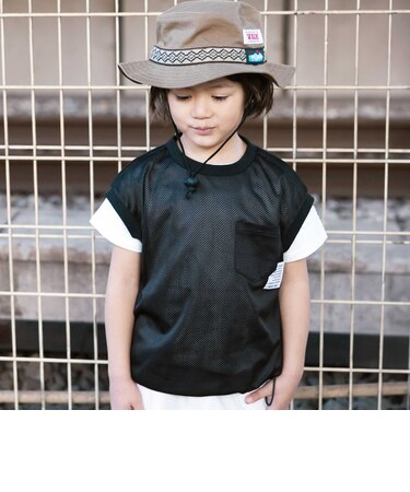 ドロストベストメッシュ&天竺Tシャツセット(110~160cm)