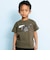 【接触冷感】WASKマーク ブラッシュタッチ プリント Tシャツ (100~160cm)