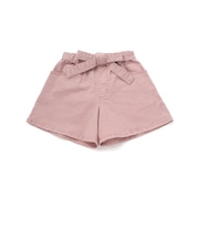 カラーツイルベルト付きサファリショートパンツ(90~160cm)