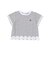 【店舗限定】ボーダー花レースTシャツ(95~160cm)