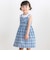 【店舗限定】チェックリボンワンピース(95~150cm)