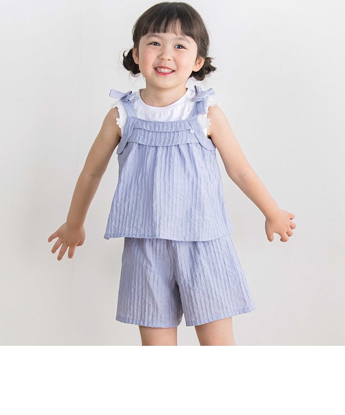 【店舗限定】サッカーチュニック＋パンツセットアップ(95~150cm)