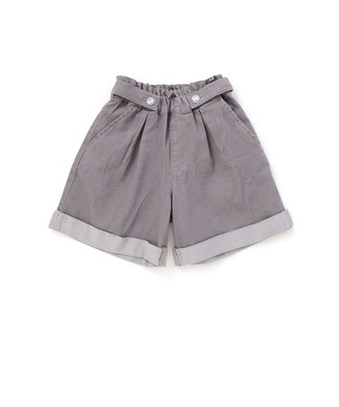【店舗限定】裾折り返しデニムショートパンツ(95~160cm)