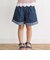 【店舗限定】裾折り返しデニムショートパンツ(95~160cm)