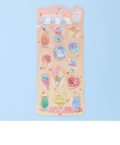 ぷっくり可愛い★キラキラスラぷるウォーターシール