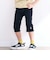 【スララク/吸汗速乾/接触冷感】前後フリーで時短！パパパッと穿ける6分丈前向きパンツ(80~120cm)