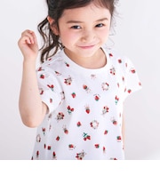 【スララク/吸汗速乾/接触冷感/オーガニックコットン】ときめき女の子半袖Tシャツ(80~130cm)