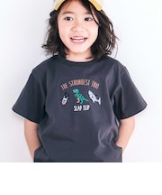 【スララク/吸汗速乾/接触冷感/オーガニックコットン】わくわく男の子半袖Tシャツ(80~130cm)