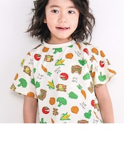 【スララク/吸汗速乾/接触冷感/オーガニックコットン】わくわく男の子半袖Tシャツ(80~130cm)