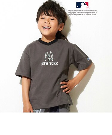 【MLB】 モチーフ VネックTシャツ(100~160cm)