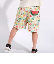 【お揃い】トロピカル総柄ショートパンツ(80~130cm)