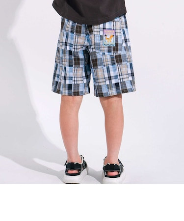 チェック柄ショートパンツ(80~130cm)