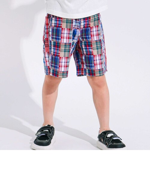 チェック柄ショートパンツ(80~130cm)｜ベベ オンライン ストアの通販