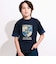【接触冷感】プリント切替天竺Tシャツ(110~150cm)