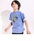 【接触冷感】プリント切替天竺Tシャツ(110~150cm)