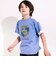 【接触冷感】プリント切替天竺Tシャツ(110~150cm)