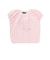 針抜きスムースステッチフラワー半袖ギャザーTシャツ(80~100cm)