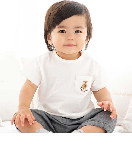 ルウちゃん刺しゅう半袖Tシャツベビー(70~90cm)