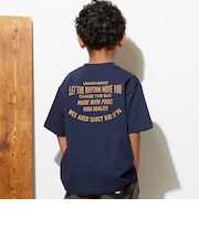 【接触冷感】コードポケット カレッジロゴ BIG半袖Tシャツ(110~160cm)