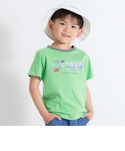 ウミノイキモノプリントロゴ天竺半袖Tシャツ(90~140cm)