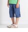 ライトオンスデニム裾ロールアップハーフパンツ(90~150cm)