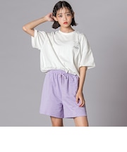 ドロストトップス&ショートパンツセットアップ(130~160cm)