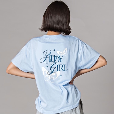 バックグラフィックバタフライTシャツ(130~160cm)