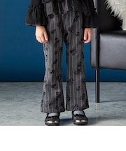 ローズストライプフレアロングパンツ(95~150cm)