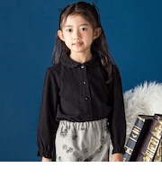 フラワージャガードブラウス(95~140cm)