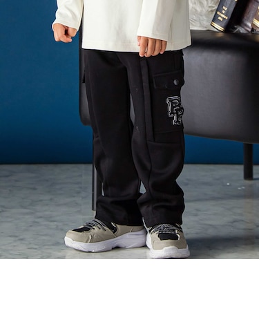 ストレッチポンチカーゴロングパンツ(95~160cm)