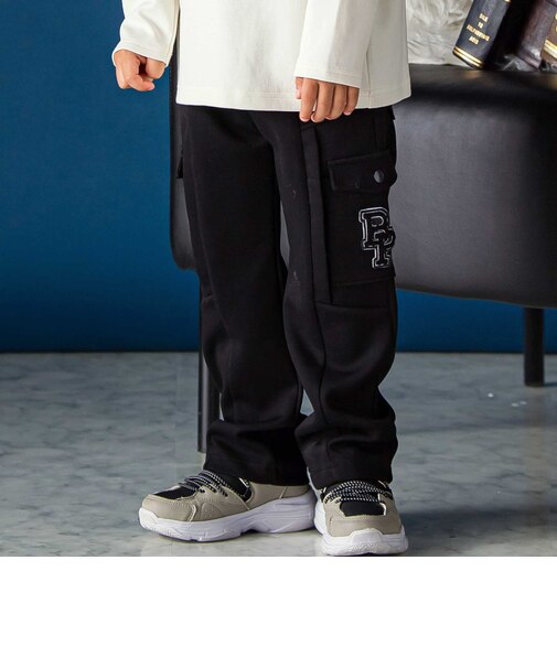 ストレッチポンチカーゴロングパンツ(95~160cm)