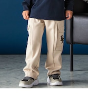ストレッチポンチカーゴロングパンツ(95~160cm)