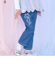 バックリボンストレッチデニムパンツ(80~130cm)