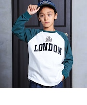 フロントビッグロゴラグランTシャツ(110~150cm)