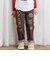 【お揃い】ロゴパッチ刺しゅうリバーシブルチェックパンツ(80~130cm)