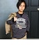 ボーダーワッペン付きTシャツ(110~150cm)