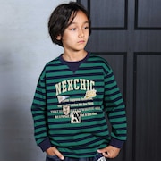 ボーダーワッペン付きTシャツ(110~150cm)