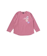 ロゴワッペン＆リボンディテールラグランロゴTシャツ(110~150cm)