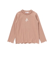 ネックレス刺しゅう長袖Tシャツ(80~130cm)