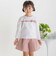 【店舗限定】リボン長袖Tシャツ＋キュロットセットアップ(95~150cm)
