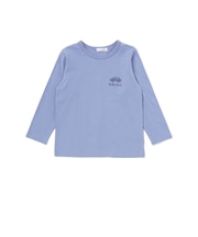 【抗菌・防臭】ワンポイント刺しゅう天竺長袖Tシャツ(90~130cm)