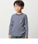 【抗菌・防臭】ワンポイント刺しゅう天竺長袖Tシャツ(90~130cm)