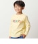 【抗菌・防臭】TERREアニマルロゴプリント天竺長袖Tシャツ(90~130cm)